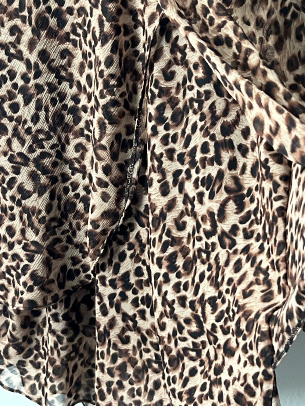 Roz & Ali Brown Leopard Print Scoop Neck Tunic, Size 1X - Picture 8 of 12